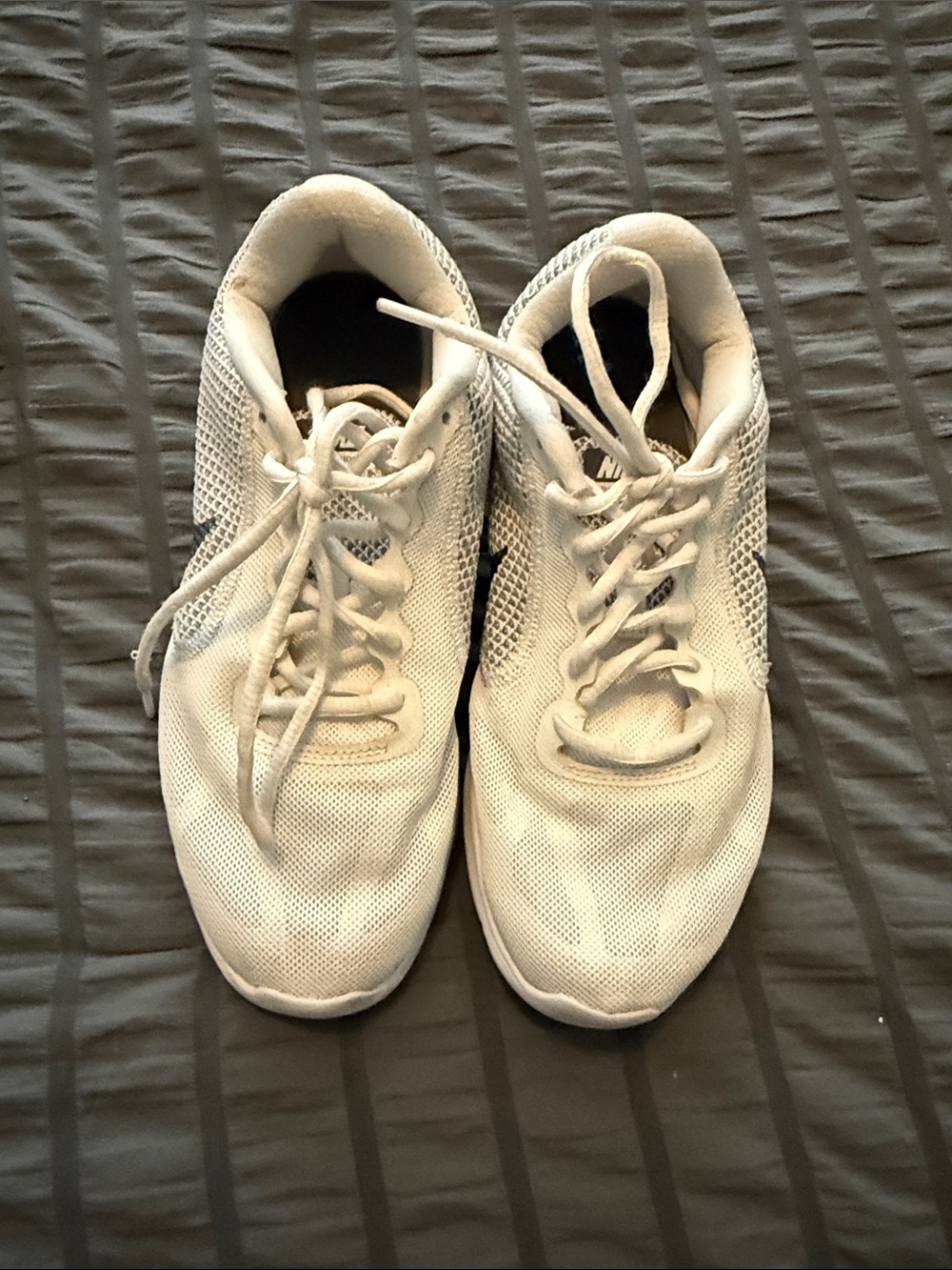 Nike White Mesh Women's Running Shoes